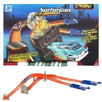 73-2016 Λαμπάδα Αυτοκινητόδρομος με Γέφυρα Μπαταρίας 42x31x6cm