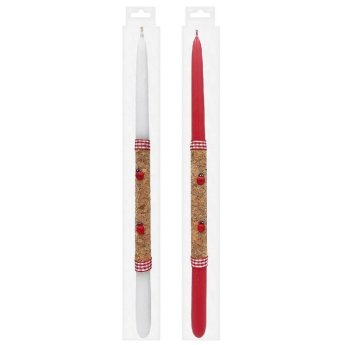 73-1912 Λαμπάδα Φελός Πασχαλίτσες 33cm