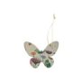 73-1699 ΠΑΚΕΤΟ ΜΕ 20  ΤΜΧ. Στολίδι Κρεμαστό Πεταλούδα Λουλούδια 8x6cm