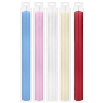 73-1481 Λαμπάδα Στρογγυλή Χρωματιστή ματ 30cm Φ-2.8mm