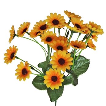 73-1379 ΠΑΚΕΤΟ ΜΕ 2  ΤΜΧ. Μπουκέτο με Πολλές Μαργαρίτες 30cm