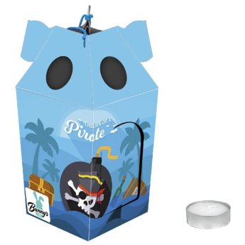 73-1348 Φαναράκι με Ρεσώ Πειρατής 21x9.5cm