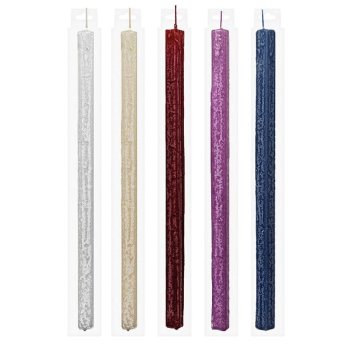 73-1305 Λαμπάδα Τετράγωνη Ανάγλυφη ματ 35x2cm