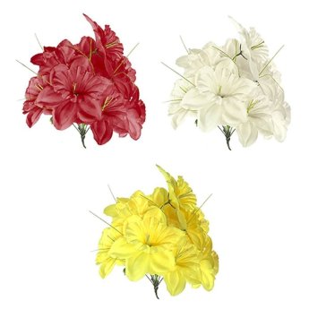 73-626 ΠΑΚΕΤΟ ΜΕ 2  ΤΜΧ. Μπουκέτο 12 Λουλούδια 40cm