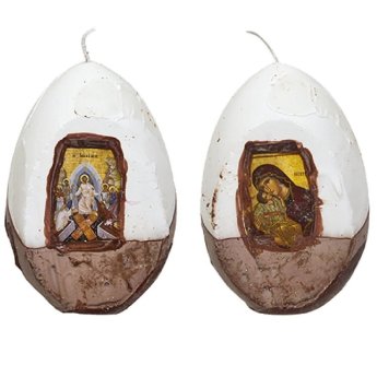 73-515 Κερί Αυγό Εικόνα 12cm