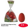 73-1564 Αυγα Χάρτινα 9τεμ Κόκκινα 6cm