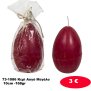 73-1086 Κερί Αυγό Μεγάλο 10cm -168gr