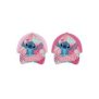 42-3229 ΠΑΚΕΤΟ ΜΕ 6 ΤΜΧ. Καπέλο Παιδικό Τζόκευ Stitch Girl uv Protection φ52cm και 54cm