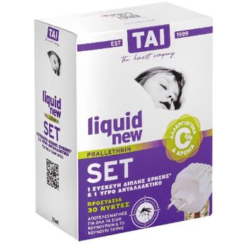 42-1909 Εντομοκτόνο TAI Liquid σετ με Συσκευή Διπλής Χρήσης και Ανταλλακτικό