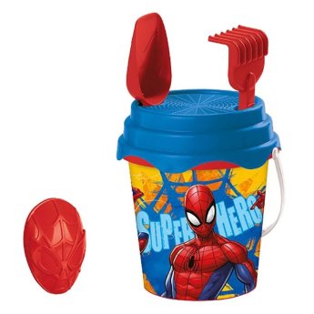 42-2979 Κουβαδάκι με Αξεσουάρ Spiderman σετ 5 τεμ Φ17cm