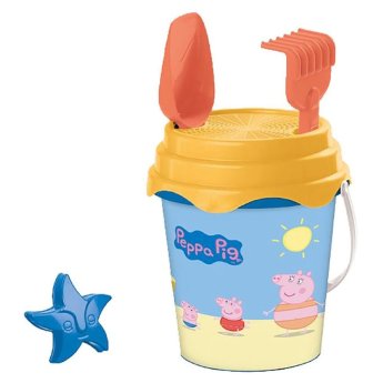 42-2980 Κουβαδάκι με Αξεσουάρ Peppa σετ 5 τεμ Φ17cm
