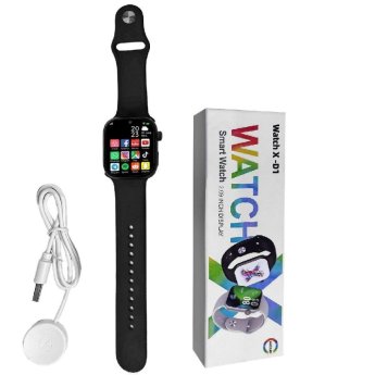 20-1412 Ρολόι Smartwatch Μαύρο