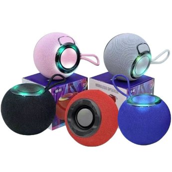 88-480 Ηχείο Bluetooth Στρογγυλό με φως 11x9cm
