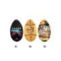 42-2143 Σανίδα Ξύλινη Surf Skimboard 76x45cm