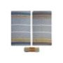 42-2703 Πετσέτα Θαλάσσης Pestemal Lurex Χρυσό 90x180cm  -280gr