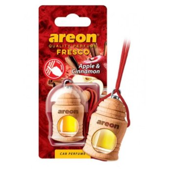 3800034957106 AREON ΚΡΕΜΑΣΤΟ ΑΡΩΜΑΤΙΚΟ ΥΓΡΟ ΑΥΤΟΚΙΝΗΤΟΥ FRESCO APPLE kai CINNAMON 4ML FRTN21