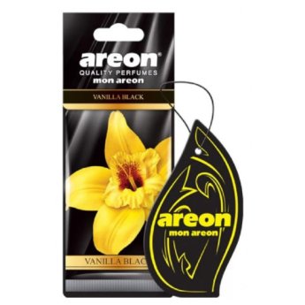 3800034967419 AREON ΑΡΩΜΑΤΙΚΗ ΚΑΡΤΕΛΑ ΚΡΕΜΑΣΤΗ ΑΥΤΟΚΙΝΗΤΟΥ MON VANILLA BLACK  MA31