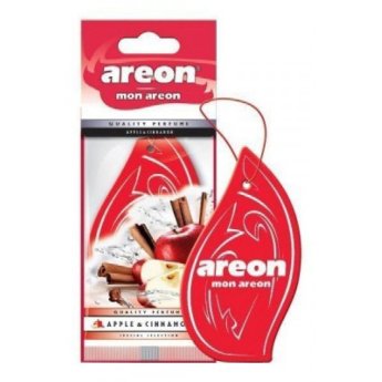 3800034955508 AREON ΑΡΩΜΑΤΙΚΗ ΚΑΡΤΕΛΑ ΚΡΕΜΑΣΤΗ ΑΥΤΟΚΙΝΗΤΟΥ MON APPLE kai CINNAMON  MA24