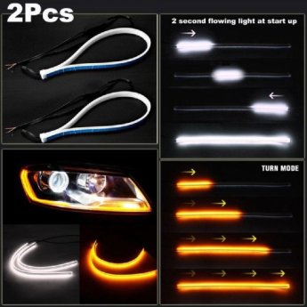 1257-24 LED UNIVEVERSAL ΦΩΤΑ ΗΜΕΡΑΣ ΚΑΙ ΦΛΑΣ ΓΙΑ ΦΑΝΑΡΙΑ ΑΥΤΟΚΙΝΗΤΩΝ 45CM