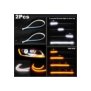 1257-24 LED UNIVEVERSAL ΦΩΤΑ ΗΜΕΡΑΣ ΚΑΙ ΦΛΑΣ ΓΙΑ ΦΑΝΑΡΙΑ ΑΥΤΟΚΙΝΗΤΩΝ 45CM