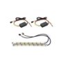 20053-16 CRYSTAL TEARS CAR LIGHTS ΕΥΚΑΜΠΤΕΣ ΛΩΡΙΔΕΣ ΚΡΥΣΤΑΛΛΟΣ 15 LED ΛΕΥΚΟ-ΚΙΤΡΙΝΟ