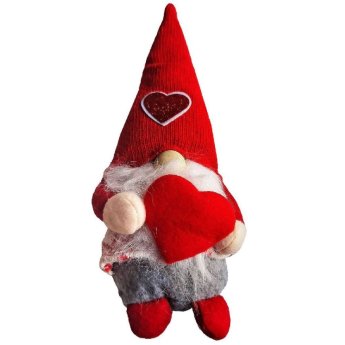 93-3917 Φιγούρα Gnome με Καρδιά 30cm