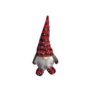 93-3928 Φιγούρα Gnome με Καρώ Σκούφο 28cm