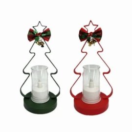 37778 ΧΡΙΣΤΟΥΓΕΝΝΙΑΤΙΚΑ ΚΕΡΙΑ ΜΕ ΦΩΤΑΚΙ 23X12CM