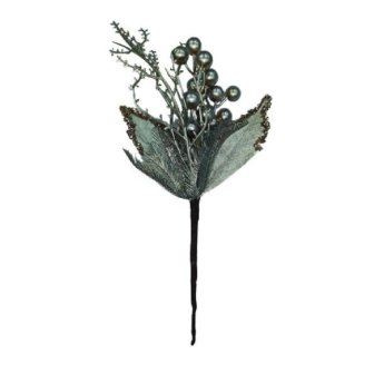 00001931 ΠΑΚΕΤΟ ΜΕ 6 ΤΜΧ. Χριστουγεννιάτικο διακοσμητικό λουλούδι