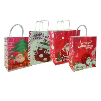 00002245-1 ΠΑΚΕΤΟ ΜΕ 12 ΤΜΧ. Χριστουγεννιάτικη σακούλα δώρου