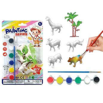 71-3625 Ζωάκια για Ζωγραφική 5 τεμ 15x24cm