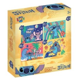 69-1898 Παζλ 4 σε 1 12-15-20-24 τεμ Stitch 28x27x6cm