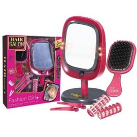 77-1323 Σετ Ομορφιάς Βούρτσα Καθρέφτης Μπαταρίας 22x26x6cm