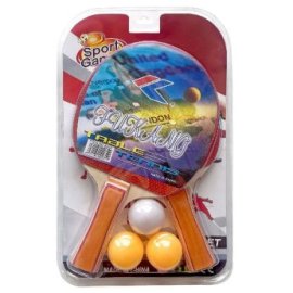 71-3620 Σετ Ρακέτες ΚΑΙ 3 Μπαλάκια Πιγκ-Πογκ Καλή Ποιότητα 20x32x4cm