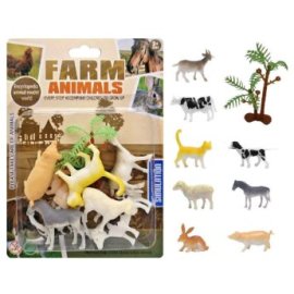 71-3609 Ζωάκια Φάρμας 8 τεμ  σε Καρτέλα 14x19x3cm