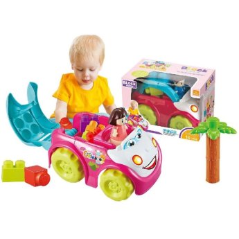 75-431 Αυτοκινητάκι Τουβλάκια 10 τεμ 25x17x16cm