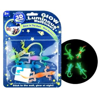 71-3594 Φωσφορίζοντα Ερπετά σε Καρτέλα 16x21x1.5cm