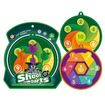 71-3590 Στόχος 15cm Διπλής Όψης με Βελάκια 19x22x3cm