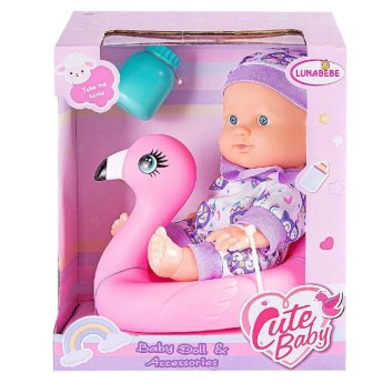 78-237 Μωρό 22cm με Σωσίβιο-Πουλί 18x20x12cm