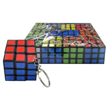 71-3557 ΠΑΚΕΤΟ ΜΕ 12 ΤΜΧ. Μαγικός Κύβος Μπρελόκ 3.5x3.5x3.5cm