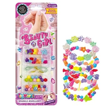 77-1282 Καρτέλα Πολύχρωμες Χάντρες 10x24cm