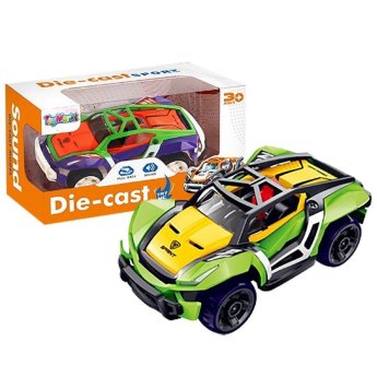 70-2347 Σπορ Όχημα Pull Back Alloy με Ήχους 16x9x8cm