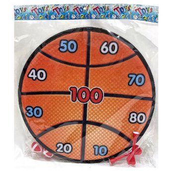 71-3605 Στόχος 36cm με Βελάκια ΚΑΙ Μπαλάκια Στόχος o36cm