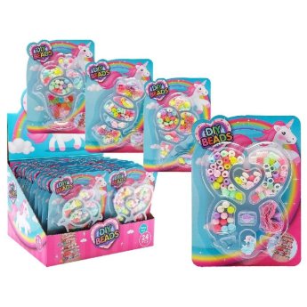 77-1280 ΠΑΚΕΤΟ ΜΕ 24 ΤΜΧ. Μίνι σετ Χάντρες 12x17cm