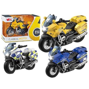 70-2344 Μότο Μεταλλική Pull Back με Ήχους ΚΑΙ φως 15x11x8cm