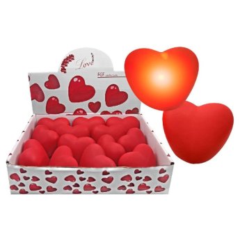 12-2024 ΠΑΚΕΤΟ ΜΕ 12 ΤΜΧ. Καρδιά Όρθια με φως 6.5x5.5cm