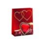 22-115 ΠΑΚΕΤΟ ΜΕ 12 ΤΜΧ. Τσάντα Δώρου Χάρτινη Καρδιές -45cm- 45x33x10cm