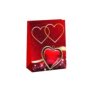 22-116 ΠΑΚΕΤΟ ΜΕ 12 ΤΜΧ. Τσάντα Δώρου Χάρτινη Καρδιές -33cm- 33x26x12cm