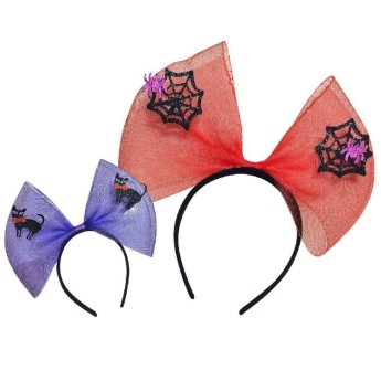 3-2705 ΠΑΚΕΤΟ ΜΕ 12 ΤΜΧ. Στέκα Φιόγκος. Τούλι με Μαύρη Γάτα  -  Αράχνη