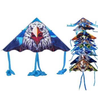 3-2695 Χαρταετός Τριγωνικός με Ουρές 115x60cm